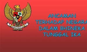 Ancaman Terhadap Negara Dalam Bingkai Bhinneka Tunggal Ika